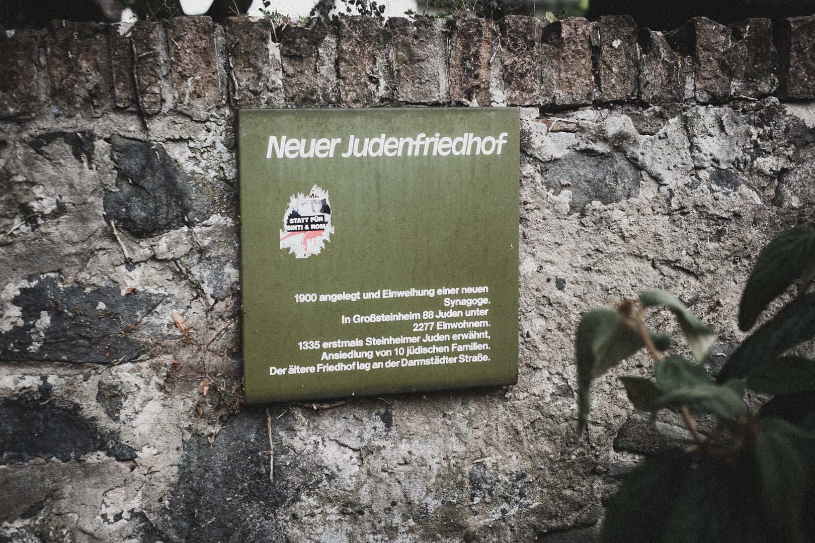 Hanau-Steinheim, Jüdischer Friedhof (neu)